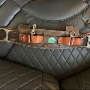 Buckingham 1902 Lineman’s climbing belt.